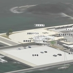丸山漁港に整備される新施設の完成イメージ図（まるやまと提供）