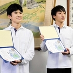 か細い声で「助けて」姿見えずもすぐ通報　中学生2人、側溝転落の女性救助に貢献　早朝、釣りへ向かう途中