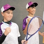 全国大会で入賞した平野陽大さん（左）と田浦潤人さん＝南あわじ市役所