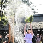 湯しぶき浴びて健康と安全祈る　淡路市・伊弉諾神宮で「立春湯立神楽祭」