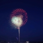 昨年の淡路市夏まつりの花火＝淡路市夢舞台