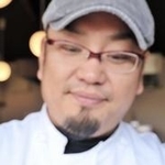 草刈り中に白トリュフを見つけた西山農さん＝三木市吉川町豊岡、西山牧場