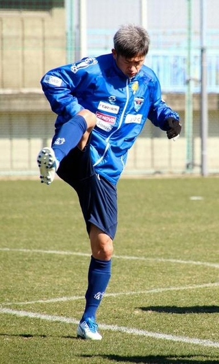 横浜ＦＣの三浦知良選手＝横浜市保土ケ谷区