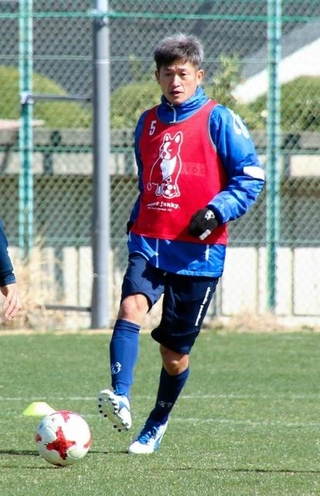 横浜ＦＣの三浦知良選手＝横浜市保土ケ谷区
