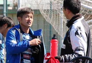 横浜ＦＣの三浦知良選手＝横浜市保土ケ谷区