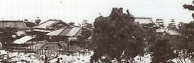 神戸・住吉にあった住友吉左衛門本邸。阪神大水害で大きな被害を受けた（１９３８年ごろ、住吉歴史資料館提供）