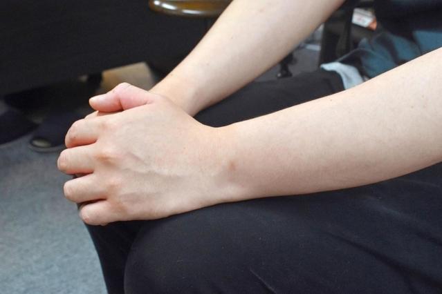 盗撮を繰り返した男性は「罪は一生なくならない」と話した＝神戸市内