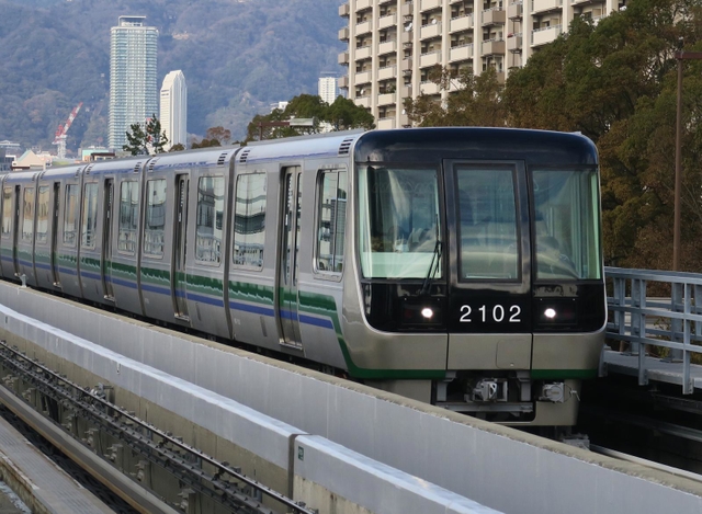ポートライナーの車両（資料写真）＝神戸市中央区