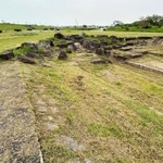 頭から血を流した男性が倒れていた加古川河川敷の公園＝高砂市米田町米田新
