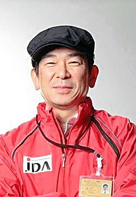 日本栄養士会・災害支援チームの下浦佳之さん（日本栄養士会提供）