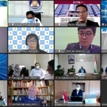 コロナ禍での災害対応について議論したアジア防災会議の画面