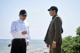 映画「島守の塔」の一場面（映画「島守の塔」製作委員会）