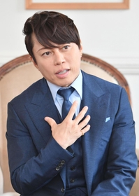 「イナズマに向かって一つになっていくんやという一体感は、他には絶対に負けない」。地元愛を語る西川貴教＝東京都内（撮影・佐々木彰尚）