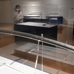 「ボストン美術館所蔵　ＴＨＥ　ＨＥＲＯＥＳ　刀剣×浮世絵－武者たちの物語」展の展示風景＝９日午後、神戸市中央区、兵庫県立美術館（撮影・秋山亮太）