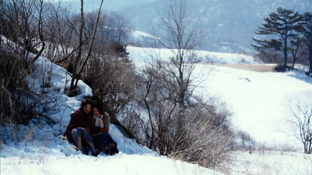 映画「雪道」の一場面