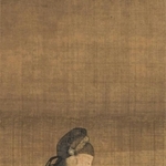 １１月１５日～１２月４日に展示される国宝の伝銭舜挙「宮女図（伝桓野王図）」（元時代、個人蔵）