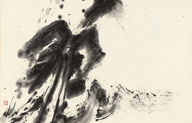 上田桑鳩「狼」