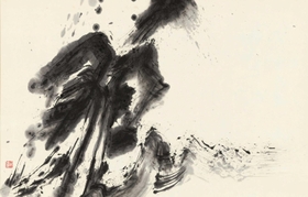 上田桑鳩「狼」