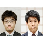 関航太郎天元（左）と伊田篤史九段