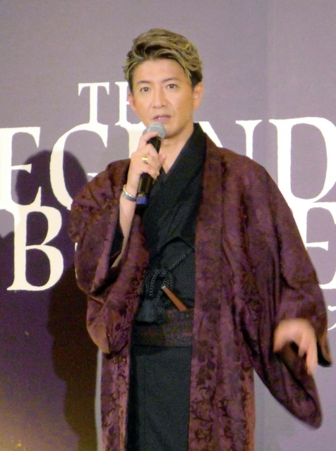 公開直前、主演作「レジェンド＆バタフライ」への思いを語る木村拓哉さん＝京都市内