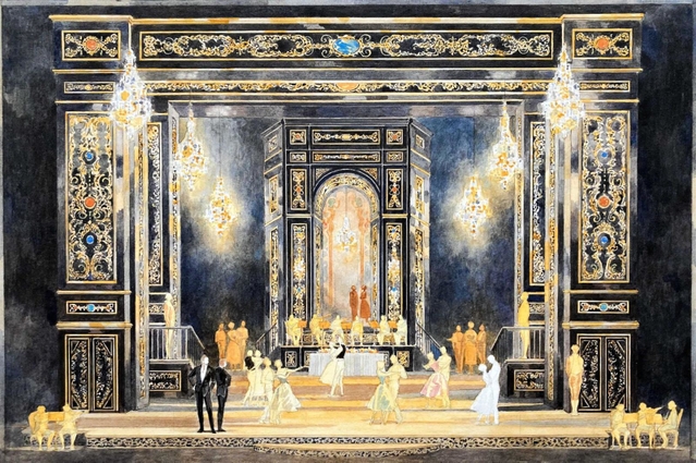 ロバート・パージオラによる舞台装置デザイン案より