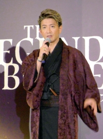 公開直前、主演作「レジェンド＆バタフライ」への思いを語る木村拓哉さん＝京都市内