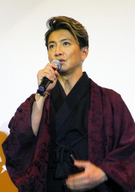 公開直前、主演作「レジェンド＆バタフライ」への思いを語る木村拓哉さん＝京都市内