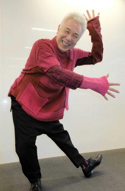 やりたいことは「言葉にしようがない『永遠の逃げ水』を追いかけること」だというイッセー尾形＝大阪市北区