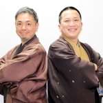 「初めて落語を見る方にもぜひ」と話す桂春蝶（左）と桂吉弥＝大阪市北区