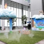 水遊びが楽しめる会場＝大阪市阿倍野区阿倍野筋１、あべのハルカス
