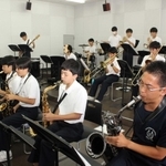 ＳＪＦ本番に向け、練習に打ち込む高校生部員＝芦屋市山手町、甲南中学・高校