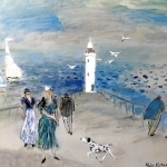 片岡真太郎　絵画 片岡真太郎 油彩画 - メルカリ