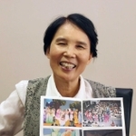 中学時代の芹香が所属したＥＳＳ部の元顧問、浜村千賀子さん