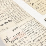 姫路城時代の羽柴秀吉の元にあった書状群の写しとみられる史料＝姫路市本町、兵庫県立歴史博物館