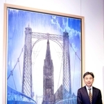 亡き知人と訪れた橋の絵に日展最優秀賞 神戸の西田眞人さん 「やっと