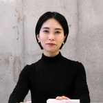 「３０年目の手記」を企画したデザイン・クリエイティブセンター神戸の大泉愛子さん＝神戸市中央区小野浜町１