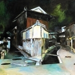 「暗夜光路　Ｎ市－３」（２０００年）（横尾忠則現代美術館提供）