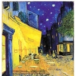 夜のカフェテラス（フォルム広場）
