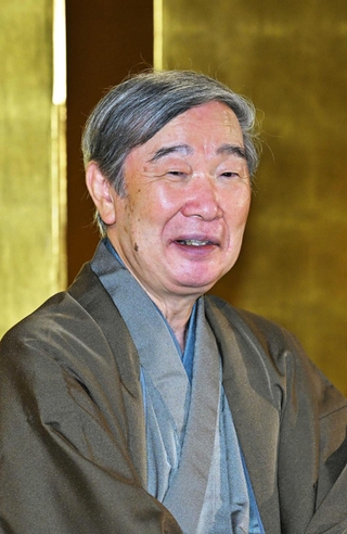 文楽人形遣いで人間国宝の吉田和生さん＝大阪市中央区、国立文楽劇場（撮影・斎藤雅志）