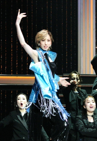 「ＲＵＮＷＡＹ」に出演する柚香光＝大阪市北区、梅田芸術劇場メインホール