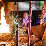 神戸市北区の鏑射寺の護摩法要（神戸新聞旅行社提供）