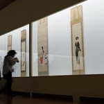 上村松園の作品が並ぶ会場＝大阪中之島美術館（撮影・丸山桃奈）