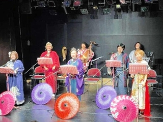 日本史をテーマにした朗読史劇の様子