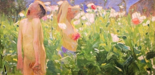 ヴォイチェフ・ヴァイス「ケシの花」（１９０２年、個人蔵、クラクフ国立博物館寄託）