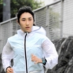 ３月の沖縄合宿でトレーニングする田中希実（ＢＳ-ＴＢＳ提供）