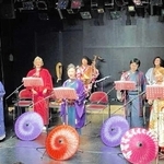 日本史をテーマにした朗読史劇の様子