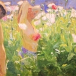 ヴォイチェフ・ヴァイス「ケシの花」（１９０２年、個人蔵、クラクフ国立博物館寄託）