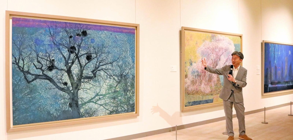 再生の祈りをこめ 日本画家・西田眞人さん、新作含む85点公開 神戸で
