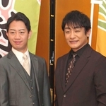 永楽館歌舞伎への意気込みを語る座頭の片岡愛之助さん（右）と中村壱太郎さん＝大阪市内