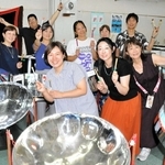 １４日のイベントに向けて意気込むファンタスティックスのメンバー＝神戸市長田区西尻池町３